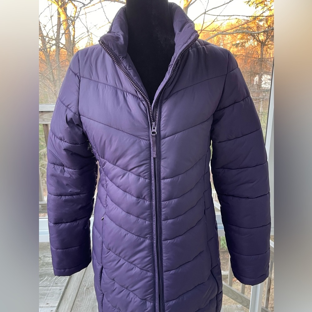 L.L.Bean long winter coat. Purple size XS